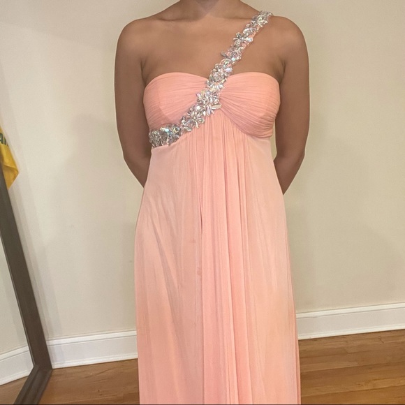 Peach Gown - Picture 2 of 12